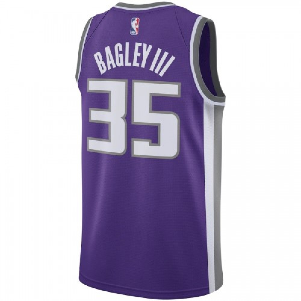 Men's Sacramento Kings Marvin Bagley III #35 Purple Swingman Jersey - Icon Edition-Pro Kit Vault | Brand New 26/27 Sports Jerseys